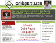 Tablet Screenshot of canidaguardia.com